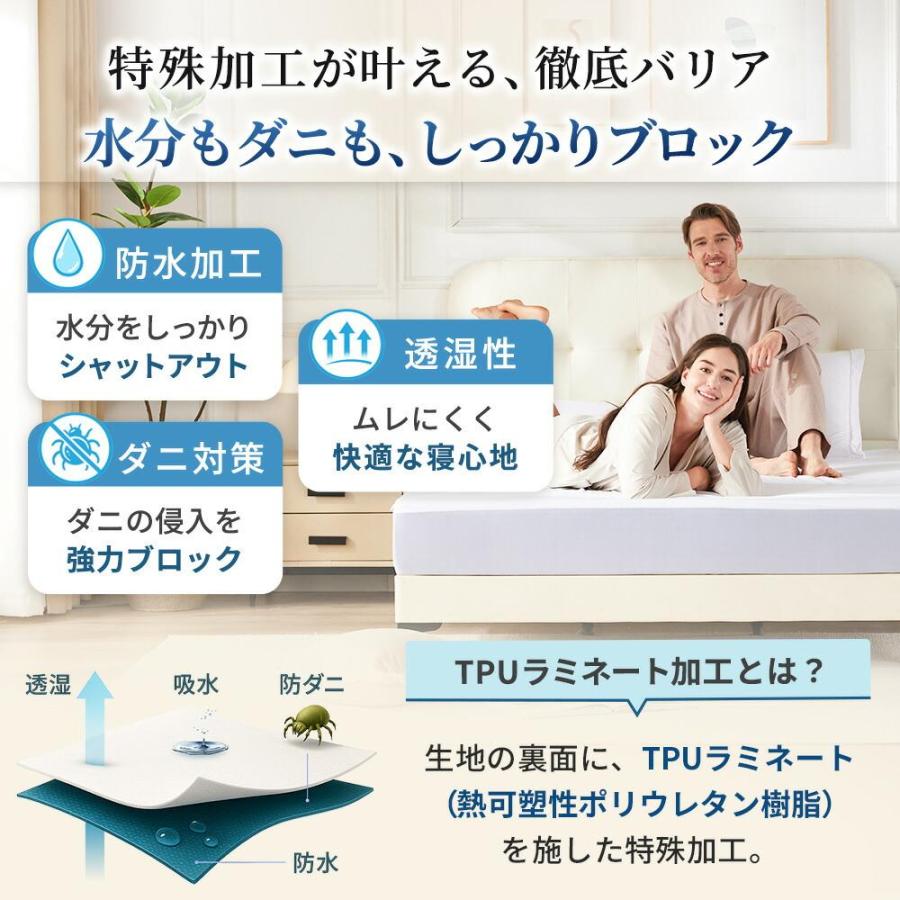 ボックスシーツ シングル 100×200cm マットレスプロテクター SAVE YOUR