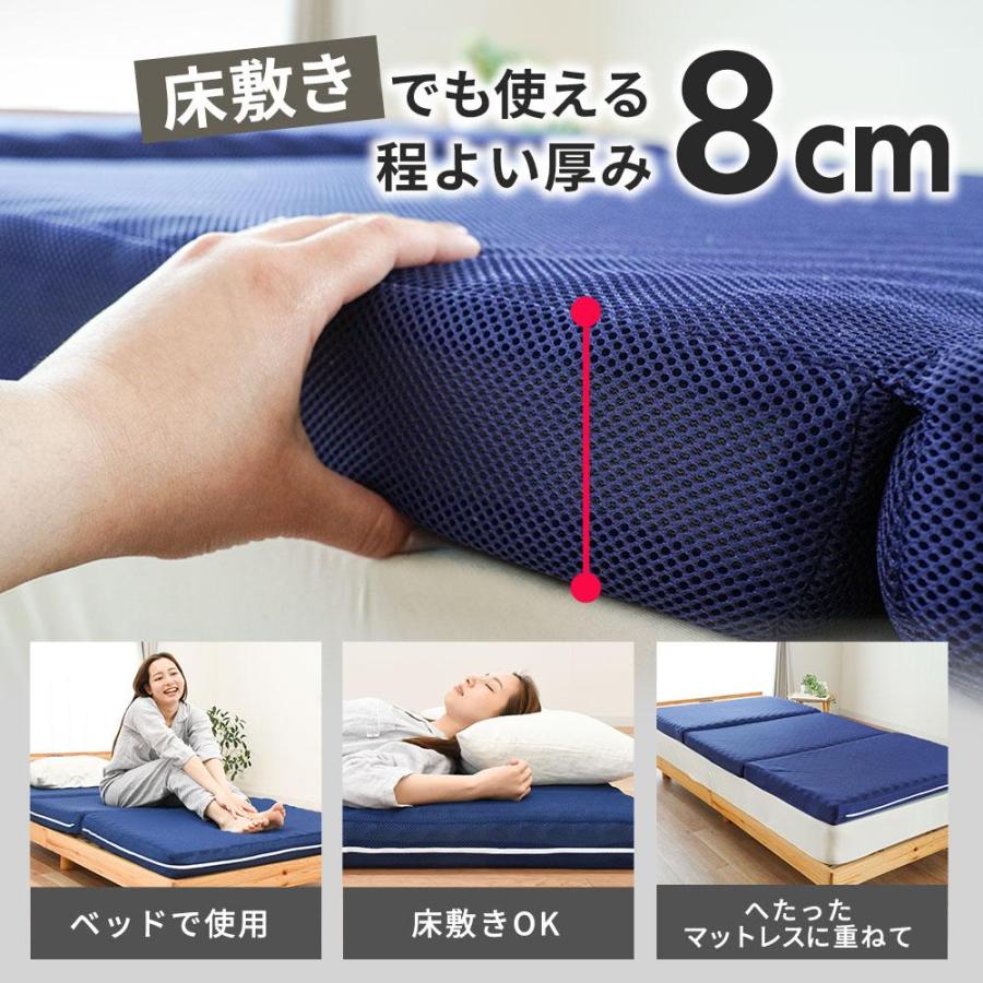 マットレス シングル 高反発 厚み8cm Anmin Fit 150N 腰部170N