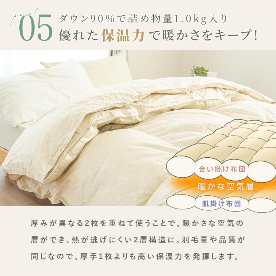 ✤新品未使用✤【京都 金桝】ホワイトダウン90% プレミアム羽毛肌