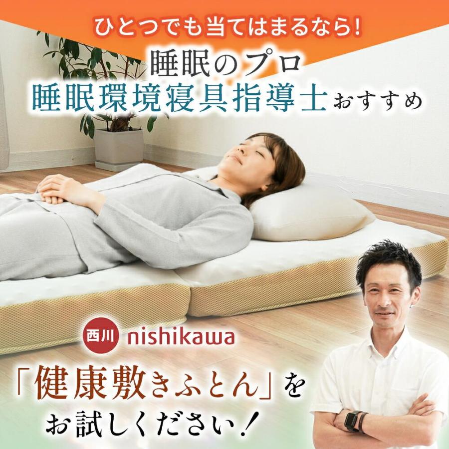 西川（nishikawa） マットレス シングル 点で支える 健康敷きふとん