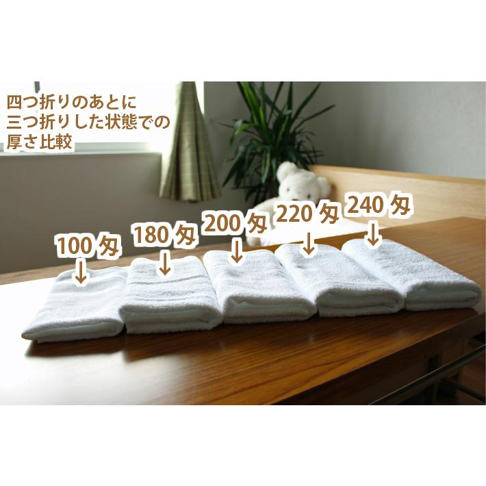 【200匁】フェイスタオル 白【12枚】【業務用】 オールパイル 業務用タオル 温泉タオル 粗品タオル 介護施設 掃除業 飲食店 まとめ買い ...