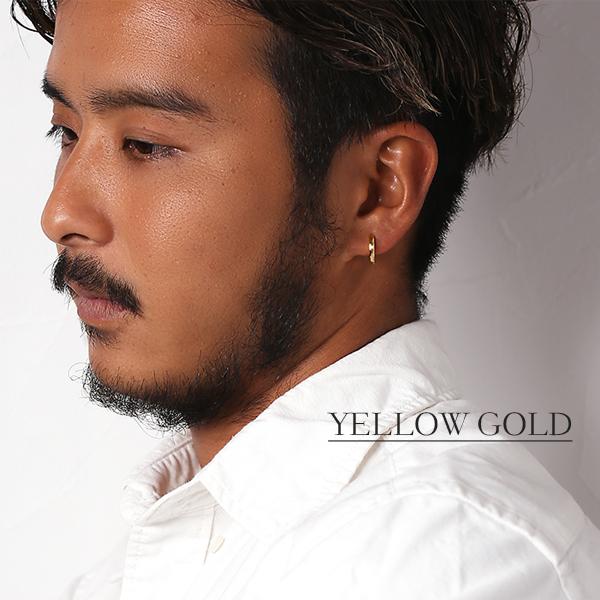 ピアス 金属アレルギー対応 ユニセックスピアス 男女兼用ピアス ジェンダーレスピアス ステンレス316L フープ 中折れ 平打[片耳販売] |  | 12