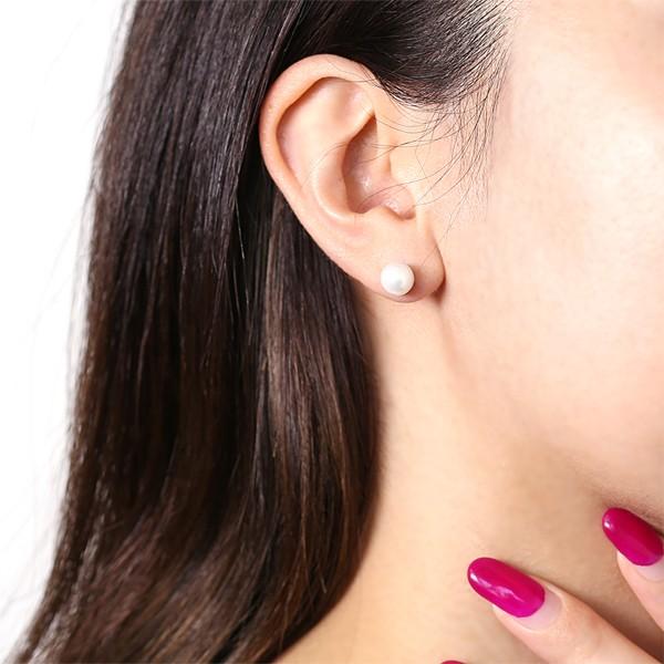 ピアス 金属アレルギー対応 セカンドピアス 誕生日 プレゼント チタン キャッチ 本パール[片耳販売] |  | 03