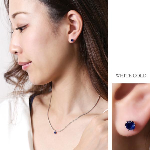 ピアス 金属アレルギー対応 セカンドピアス 誕生日 プレゼント ステンレス316L キャッチ サファイヤ[片耳販売] |  | 05