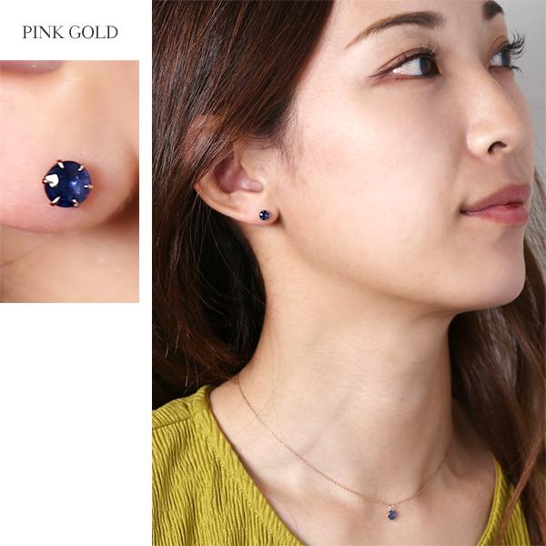 ピアス 金属アレルギー対応 セカンドピアス 誕生日 プレゼント ステンレス316L キャッチ サファイヤ[片耳販売] |  | 06