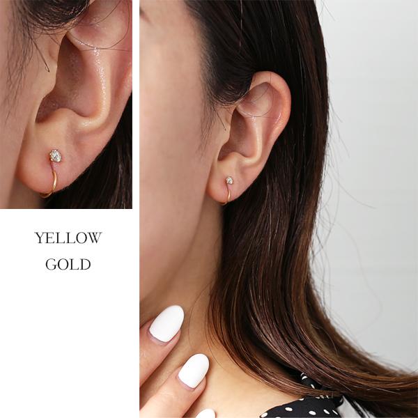 イヤリング 金属アレルギー対応 誕生日 プレゼント ステンレス316L キュービック[片耳販売] |  | 07