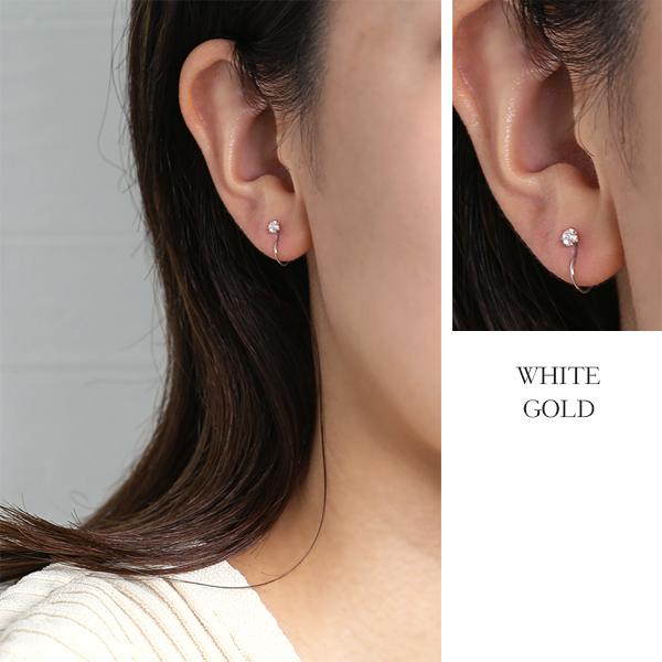 イヤリング 金属アレルギー対応 誕生日 プレゼント ステンレス316L キュービック[片耳販売] |  | 08