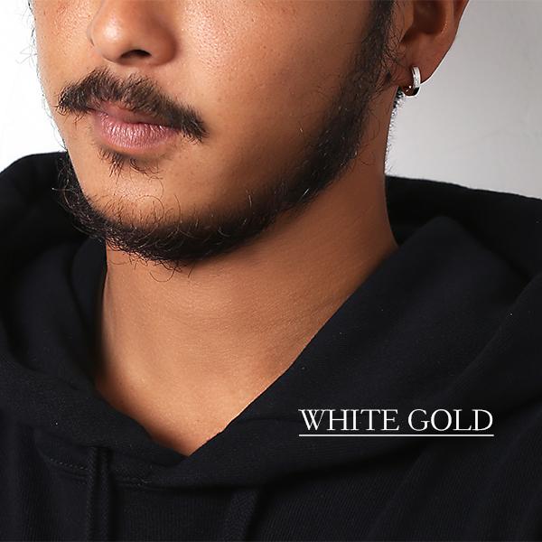 ピアス 金属アレルギー対応 ユニセックスピアス 男女兼用ピアス ジェンダーレスピアス ステンレス316L フープ 中折れ 平打 キュービック[両耳販売] |  | 11