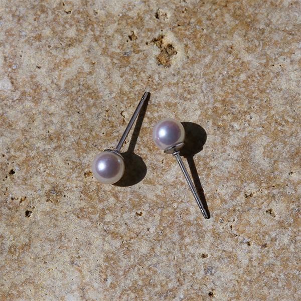 ピアス 金属アレルギー対応 セカンドピアス 誕生日 プレゼント チタン キャッチ 本パール[両耳販売] |  | 10