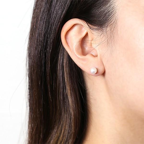 ピアス 金属アレルギー対応 セカンドピアス 誕生日 プレゼント チタン キャッチ 本パール[両耳販売] |  | 03
