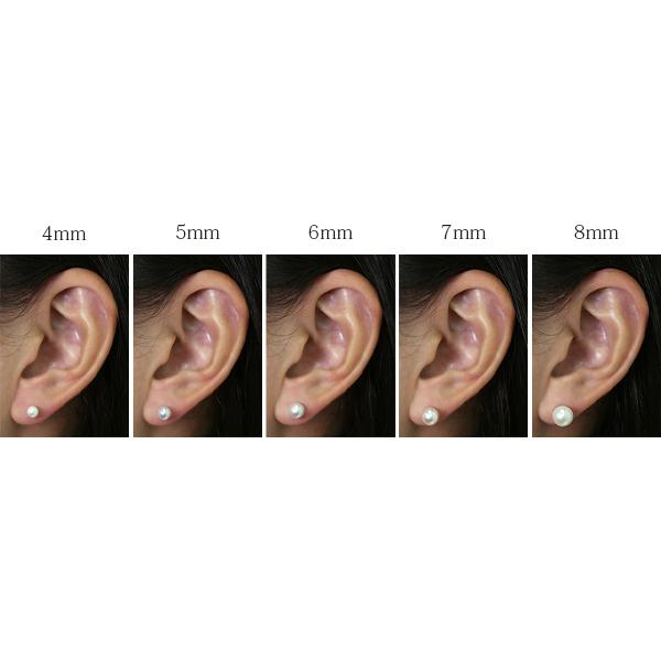 ピアス 金属アレルギー対応 セカンドピアス 誕生日 プレゼント チタン キャッチ 本パール[両耳販売] |  | 09