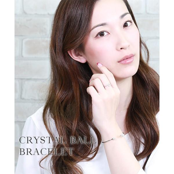 [20%OFFクーポン利用で￥4,840]ブレスレット 金属アレルギー対応 バングル 誕生日 プレゼント ステンレス316L バングル クリスタルボール |  | 01