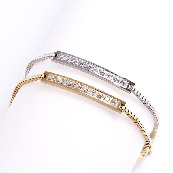[20%OFFクーポン利用で￥5,720]ブレスレット 金属アレルギー対応 テニスブレス 誕生日 プレゼント ステンレス316L ブレス 17.5cm キュービック |  | 07