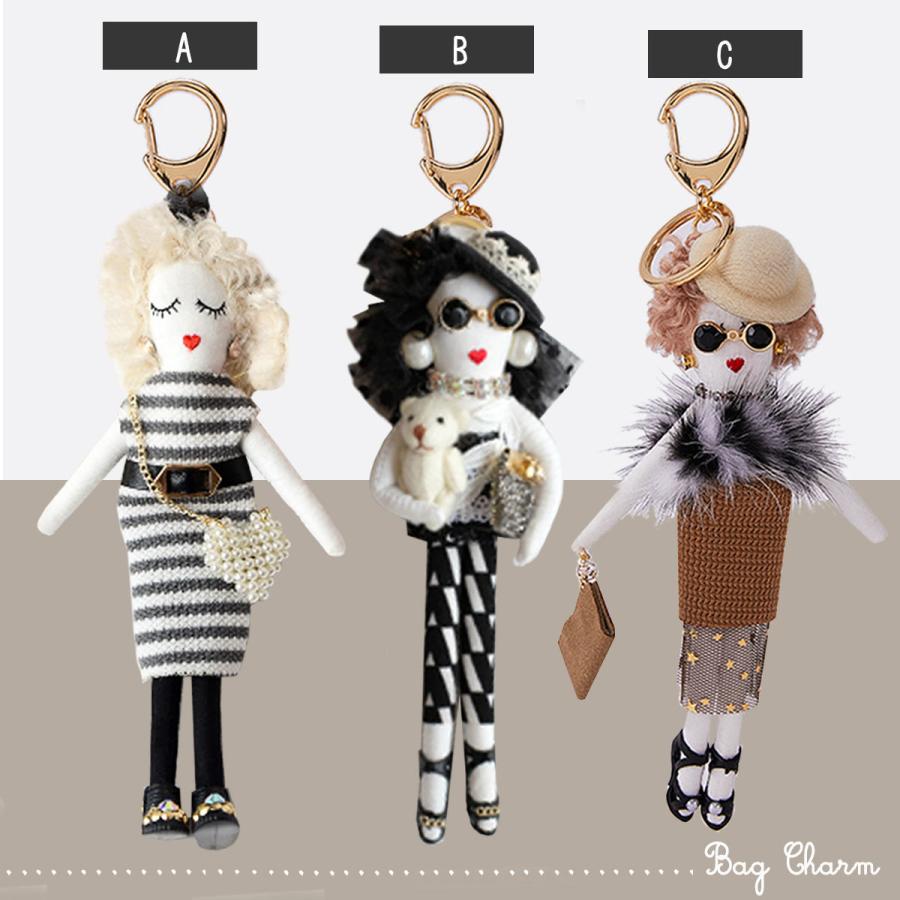 バッグチャーム 人形 ドール チャーム キーホルダー バッグ チャーム レディース おしゃれ エコバッグ Yh010 Next Groly ヤフー店 通販 Yahoo ショッピング