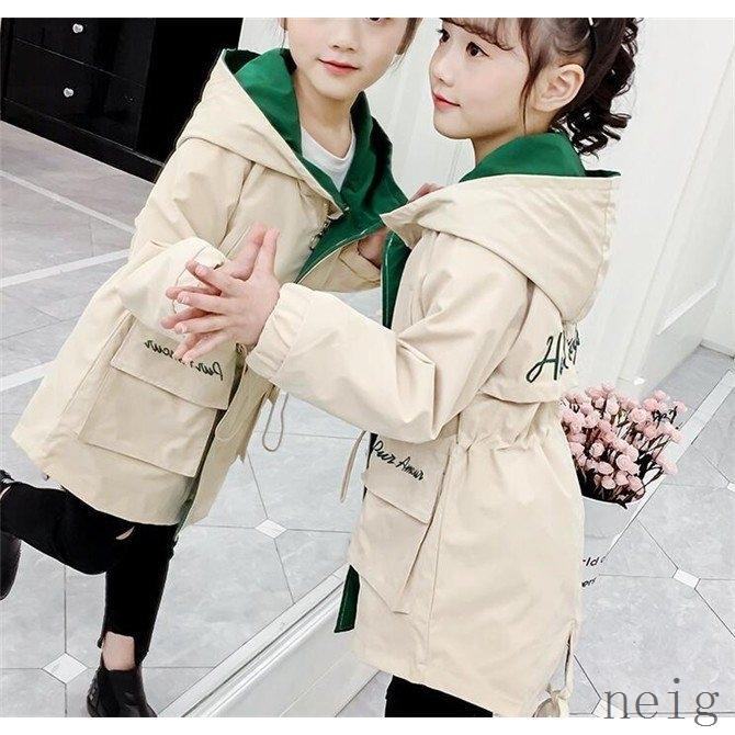 一番の ベビー服 シューズ キッズ 女の子 子供 ジャケット アウター トレンチコートコート 子供 ジャケット アウター スプリングコート トレンチ コート キッズ 女の子 無地 ロングコート 春 秋冬 おしゃれ 通学 入学式 可愛い 韓国風