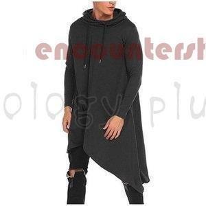 最も信頼できる パーカー メンズ フード付き ロング丈 丸首 長袖パーカー 不規則 無地 プルオーバー ゆったり カジュアル トップス おしゃれ 春物 春 新作 パーカー カラー ブルー Www Cognitiva La