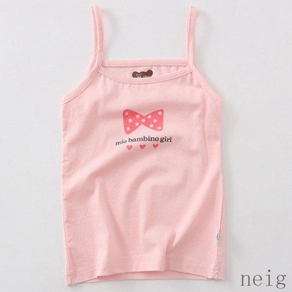 キッズ 子供服 タンクトップ 女の子 ノースリーブ インナー ジュニア ガールズ 韓国子供服 100cm 110cm 1cm