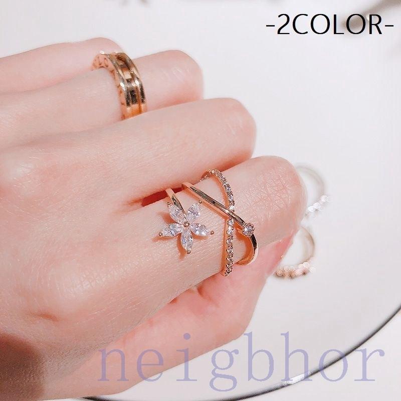 超安い オープンリング リング 指輪 レディース アクセサリー 花 フラワー クロスデザイン ラインストーン ビジュー アクセ 可愛い かわいい おしゃれ オ 指輪 カラー シルバー Www Littleangelaroundtheworld Com