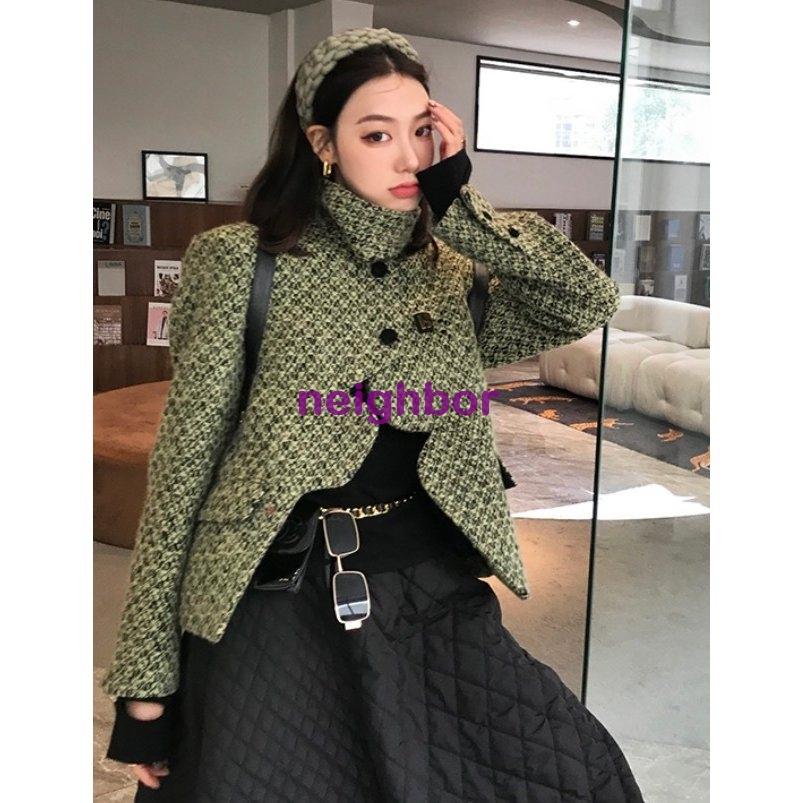 買取 大阪 レディース ファッション 秋 冬 ジャケットツイード 長袖 ショート丈 コバルトグリーン フェミニン かっこいい おしゃれ お出かけ 女子会 デート 秋冬 送料無料特価 Www Superavila Com