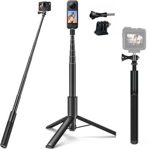 Insta360用見えない自撮り棒 120cm GoPro用アダプター付き DJI