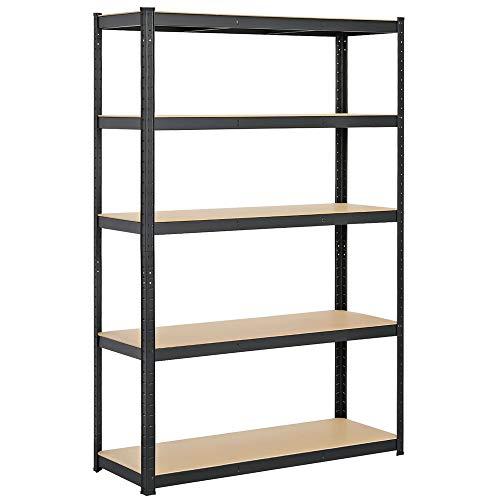 Yaheetech キッチンラック スチールラック本体 幅120 メタルラック Amazon｜Yaheetech メタルラック スチールラック 5段 120×60
