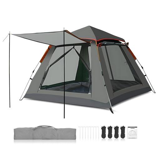 ✨大特価✨テント ワンタッチテント 全景天窓 ダブルドア　キャンプ　防災 binoa テント ワンタッチテント 3〜4人用 全景天窓 ダブルドア