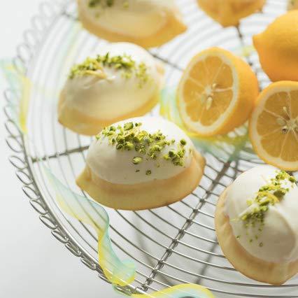 日本製 シリコン加工 天板 レモンケーキ型6個取（レモン型天板