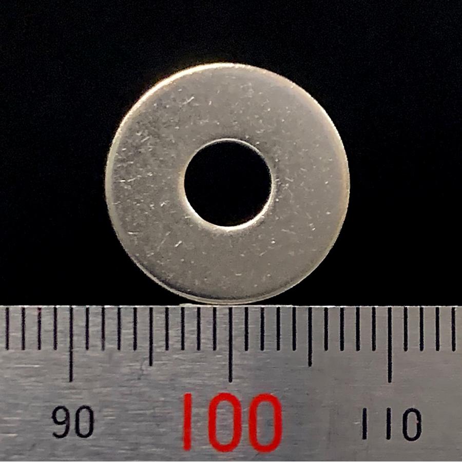ステンレス 平ワッシャー M5用 (内径5.5mm 外径14mm 厚さ0.8mm 4