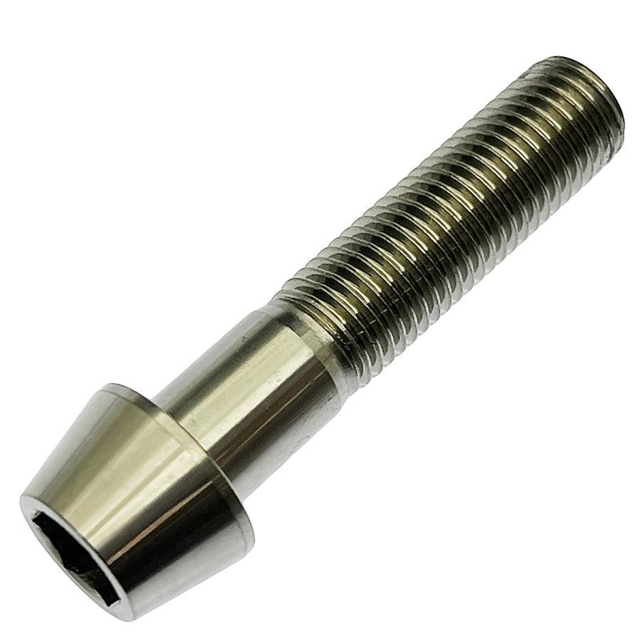 6-4チタン テーパー キャップ ボルト M10-P1.25x長さ45mm 1本入 軽量