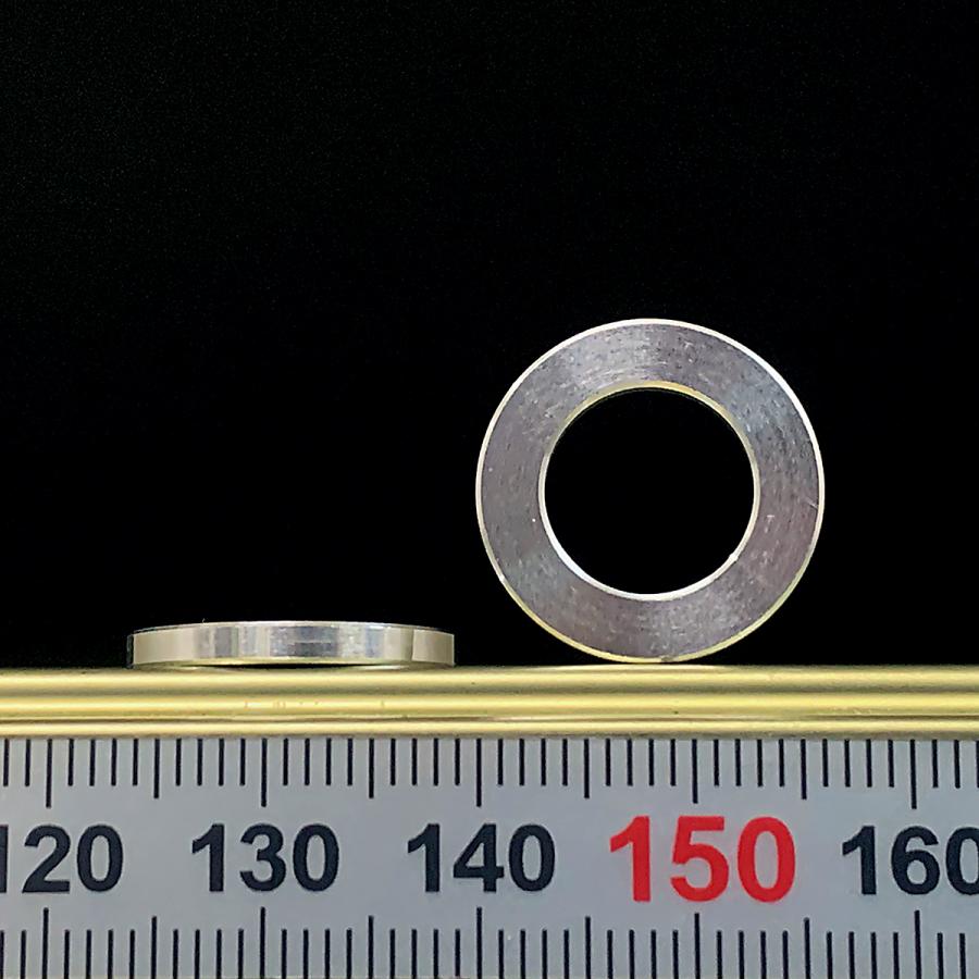 アルミ スペーサー M10 用 内径10.2mm 外径17mm 長さ2mm 2個入 バイク
