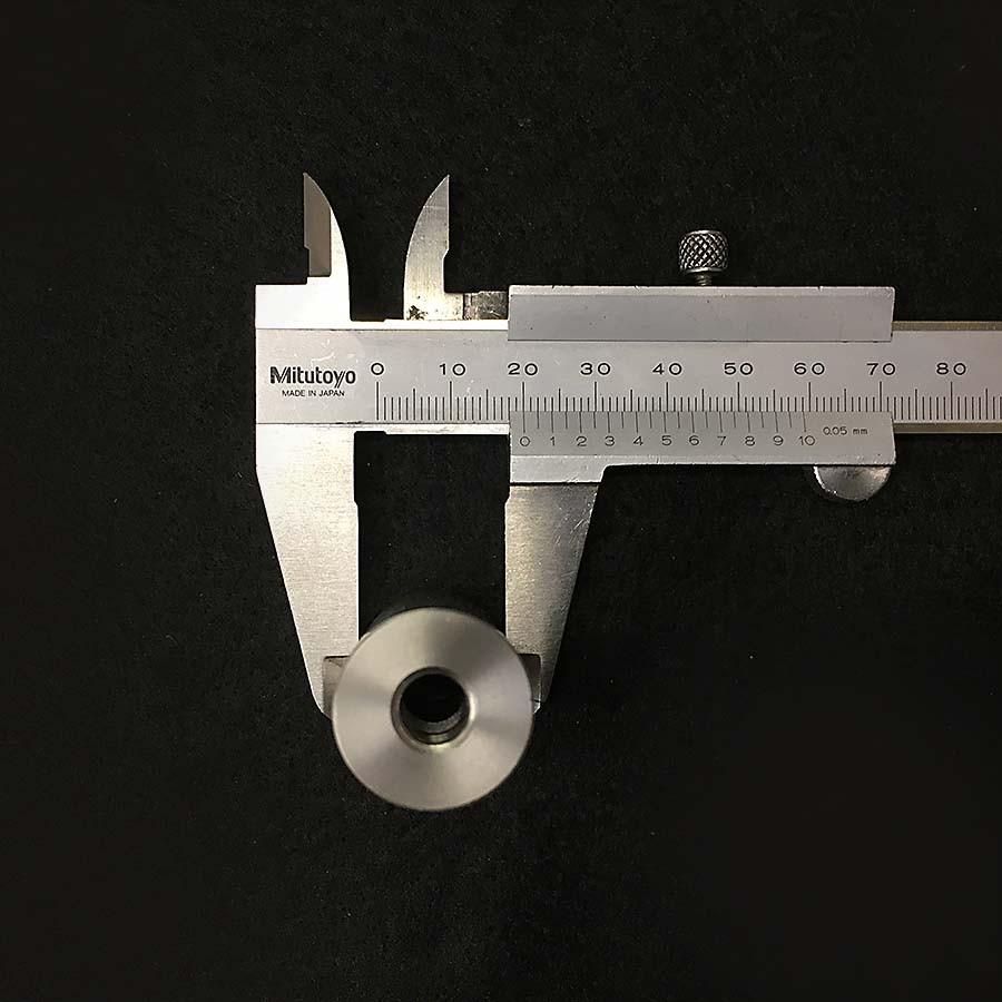 ステンレス M8 ネジ付 スペーサー 外径20mm x 長さ100mm 1個入 バイク