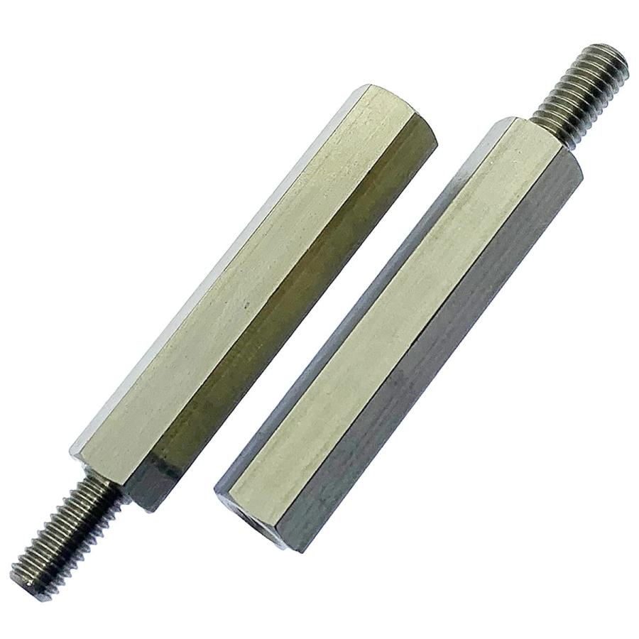 ステンレス 六角 つなぎ スペーサー オネジ-メネジ 2個入 M6