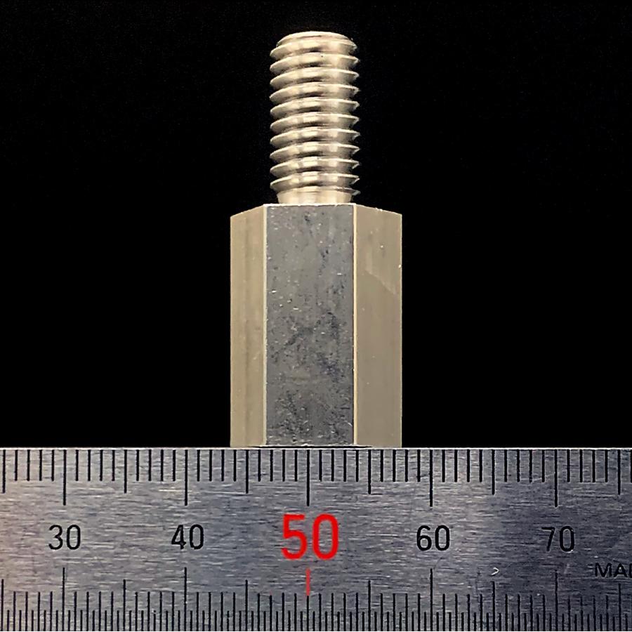 ステンレス 六角 つなぎ スペーサー オネジ-メネジ 1個入 M8