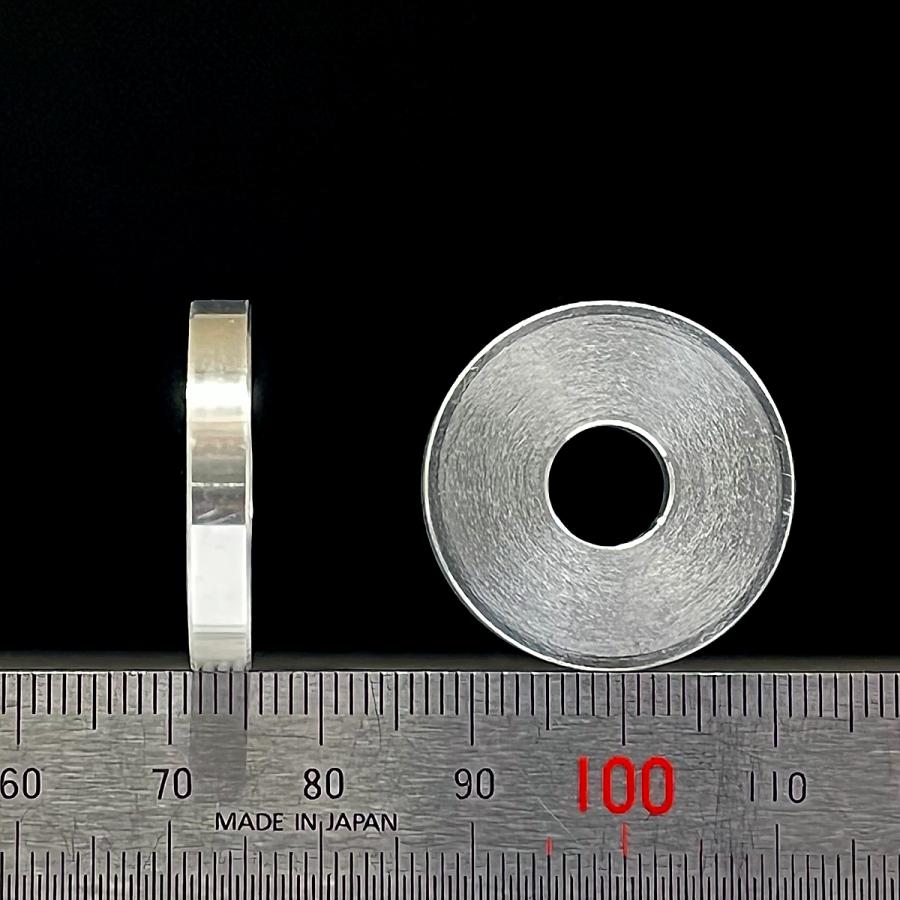 アルミ スペーサー M8 用 内径8.2mm 外径25mm 長さ4mm 2個入 バイク用