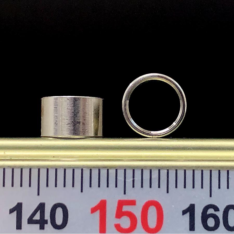 ステンレスカラー内径19ｍｍ×外径35ｍｍ×長さ10ｍｍ×2ケ,厚さ5ｍｍ×2ケ スペーサー ステンレス M8 用 内径8.2mm 外径14mm 長さ35mm 2個