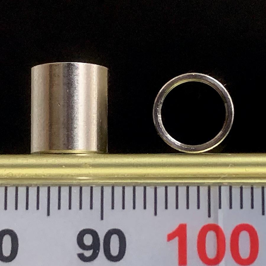 ステンレススペーサーカラー内径mm×外径25mm×厚さ8mm×2個等　合計6点 スペーサー ステンレス M8 用 内径8.2mm 外径12mm 長さ20mm 2個
