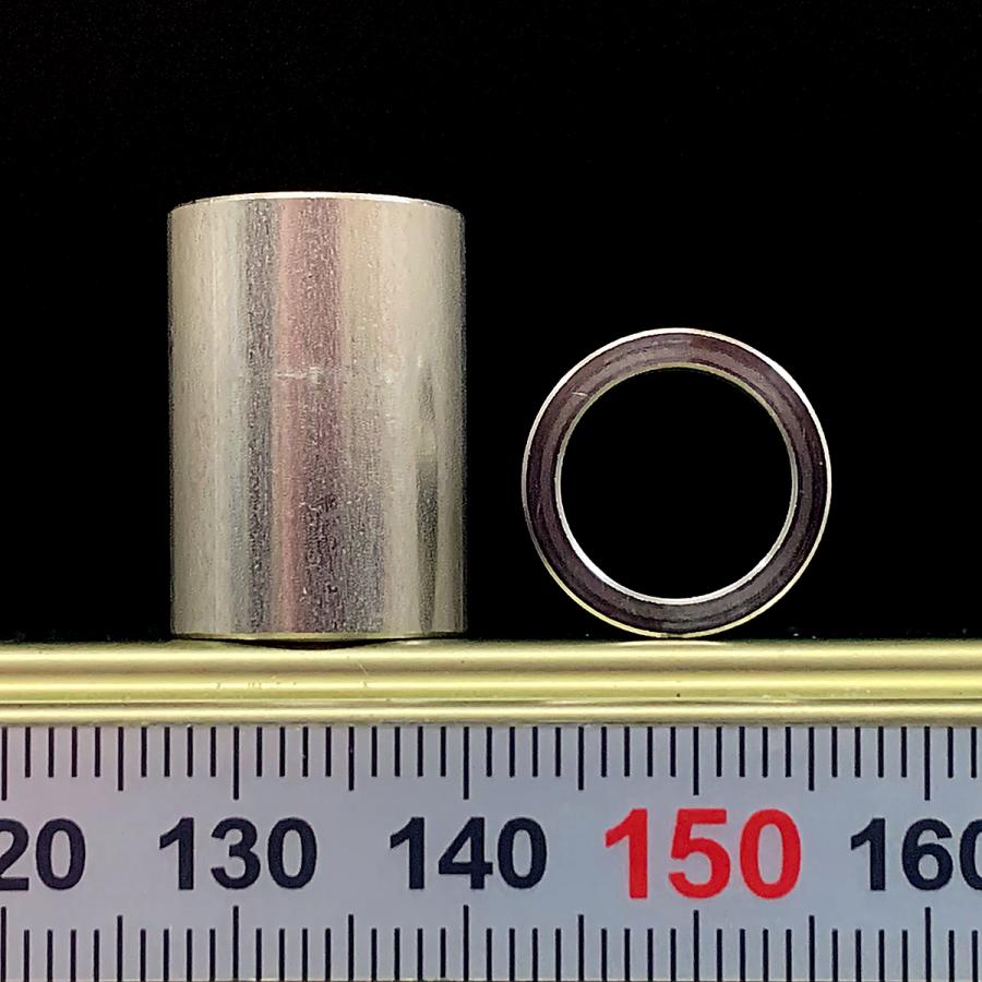 ステンレスカラー内径19ｍｍ×外径35ｍｍ×長さ10ｍｍ×2ケ,厚さ5ｍｍ×2ケ スペーサー ステンレス M6 用 内径6.2mm 外径10mm 長さ9mm 2個入