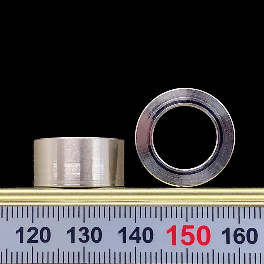 ステンレスカラー内径19ｍｍ×外径35ｍｍ×長さ10ｍｍ×2ケ,厚さ5ｍｍ×2ケ ステンレスカラー内径19mm×外径35mm×長さ10mm×2ケ,厚