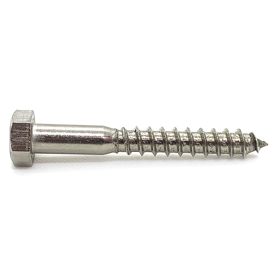 ステンレス 六角コーチ ボルト 径12mmx長さ 90mm 2個入 木工用 ステンレス 六角コーチ ボルト 径12mmx長さ 90mm 2個入 木工用