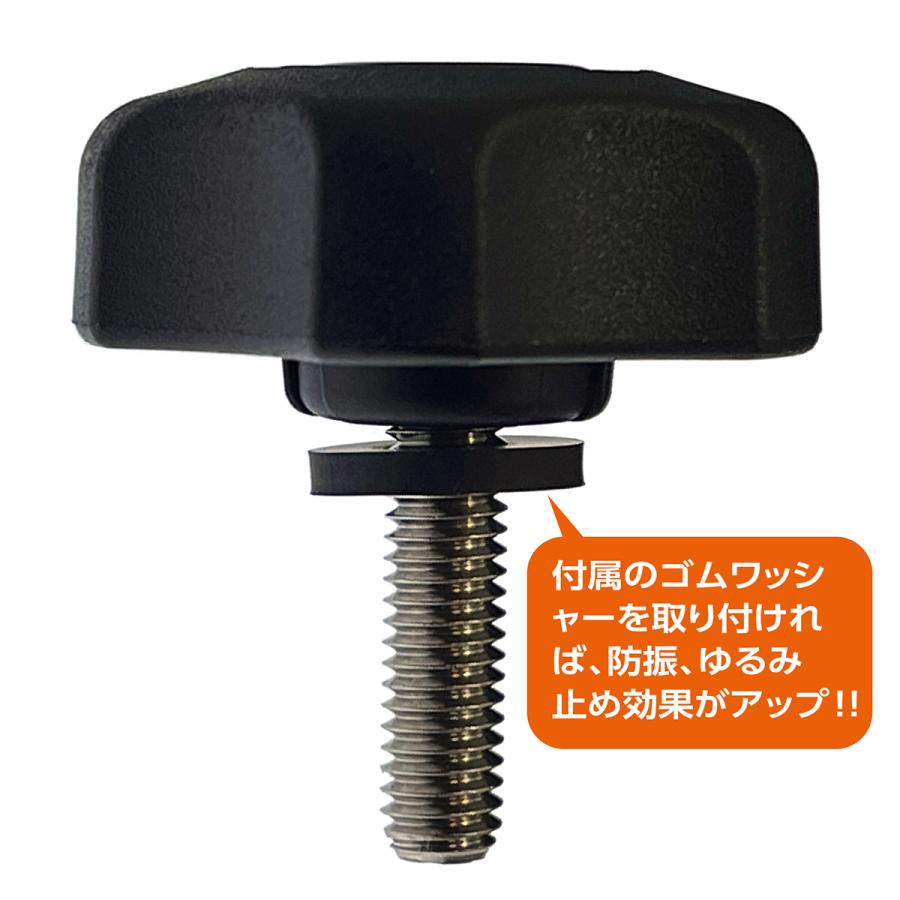 M12 用 手回し ノブスター ボルト [S] セット (ステンレス 六角ボルト