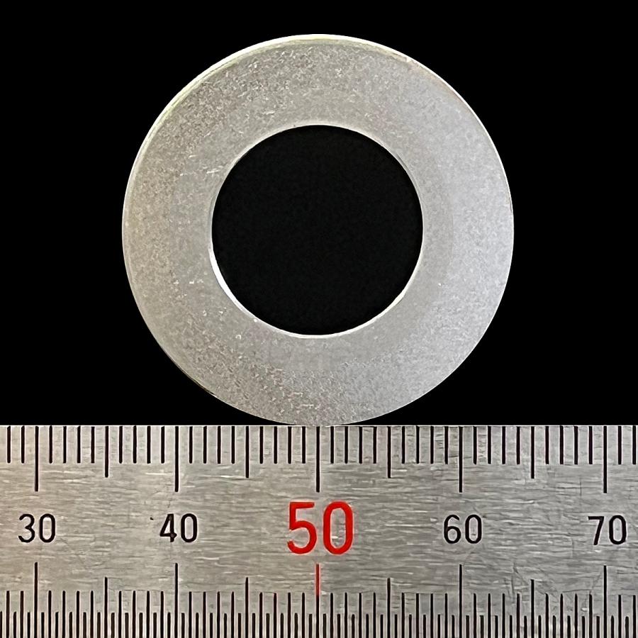 ステンレス 平ワッシャー M14用 (内径15.0mm 外径28mm 厚さ1.0mm 2個入) : ネジの永井 - 通販 - Yahoo!ショッピング