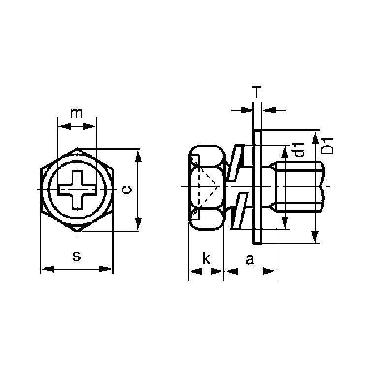 （＋）アプセットＰ＝３　X　14　黄銅　ニッケル