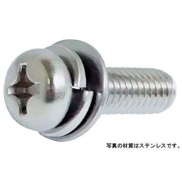 （＋）ナベＰ＝３　 3 X 6　ステンレス　ＢＫ(ＳＵＳ黒染め)