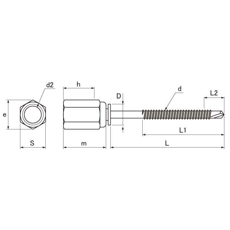 アシバツナギ　ＡＷＳ　AWS-76　鉄　ユニクロ