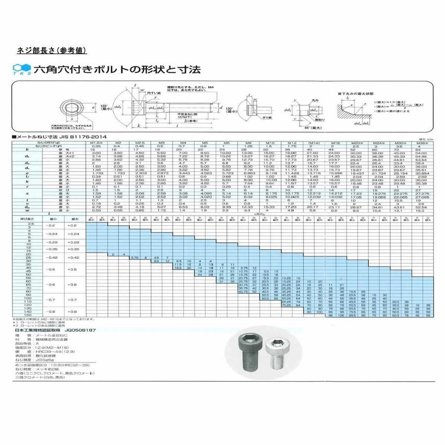 M4X25 CAP(TKS(東工舎 鉄(SCM435) ｱﾛｯｸ・下地ﾕﾆｸﾛ - ネジ・釘・金属素材