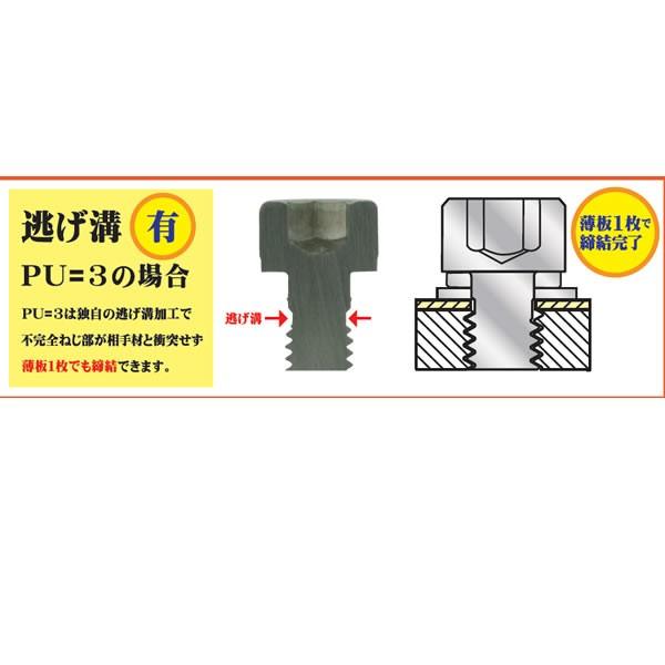 ＰＵ＝３薄板用（ゼロイタ 5 X 10 ステンレス 生地 【500本入】 【ＢＫ】