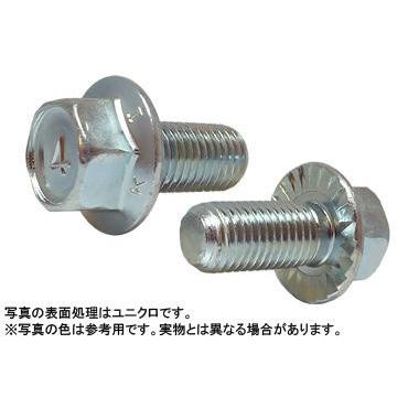 （４）フランジボルト（セレート付（細目10X40P1.25 鉄 BC(黒クロメート)