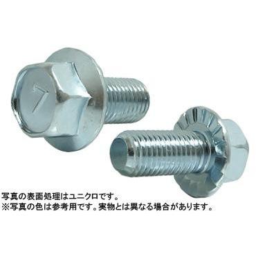 （７）フランジボルト（セレート付（細目10X20P1.25 鉄 ユニクロ