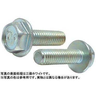 １０．９フランジボルト（１種　 6 X 16　鉄　三価ホワイト