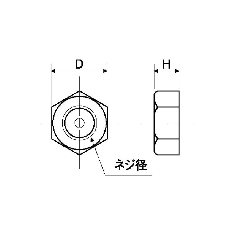 セラミックス　六角ナットＲＡＮＴ　06　セラミック　生地　M6